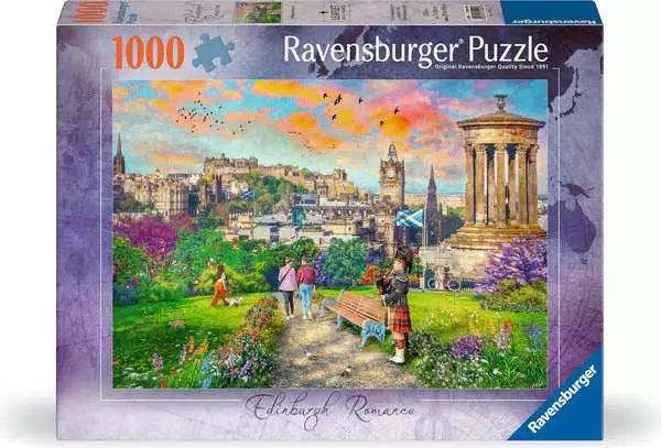 Ravensburger Edinburgh Romance 1000 piece puzzle box