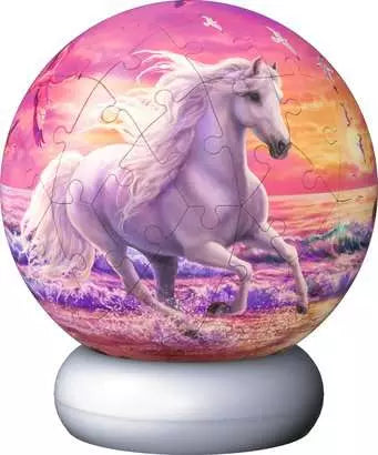 Ravensburger Horses on the Beach Nightlight 72 Piece 3D Puzzle