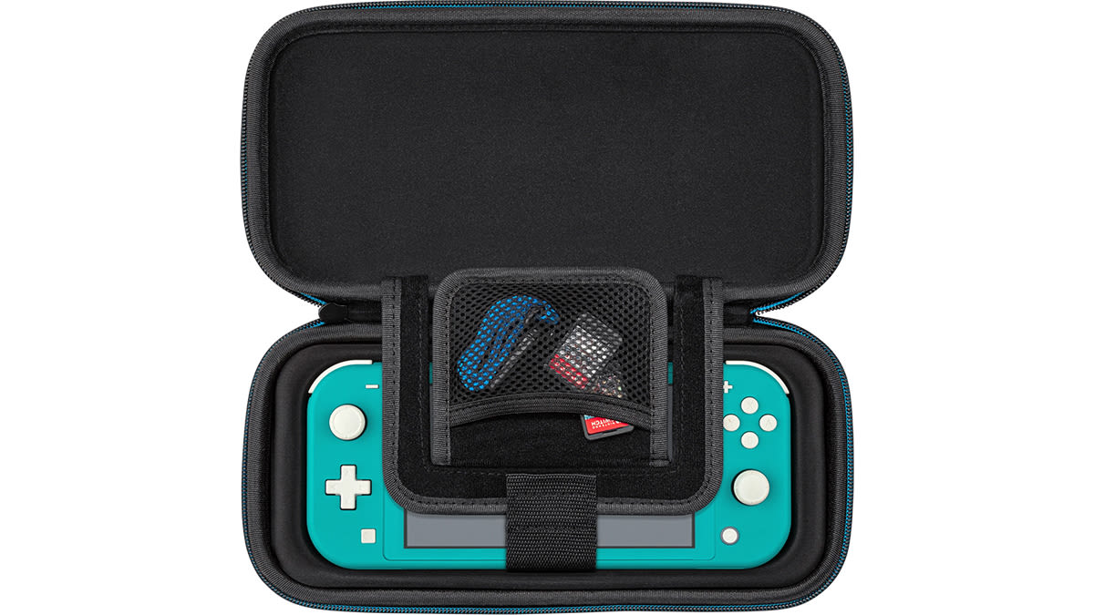 Nintendo Switch Travel Case Hyrule Blue with Nintendo Switch Lite