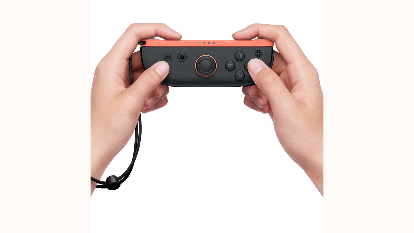 Nintendo Switch 2 Joy-Con 2 Right Light Red lifestyle view