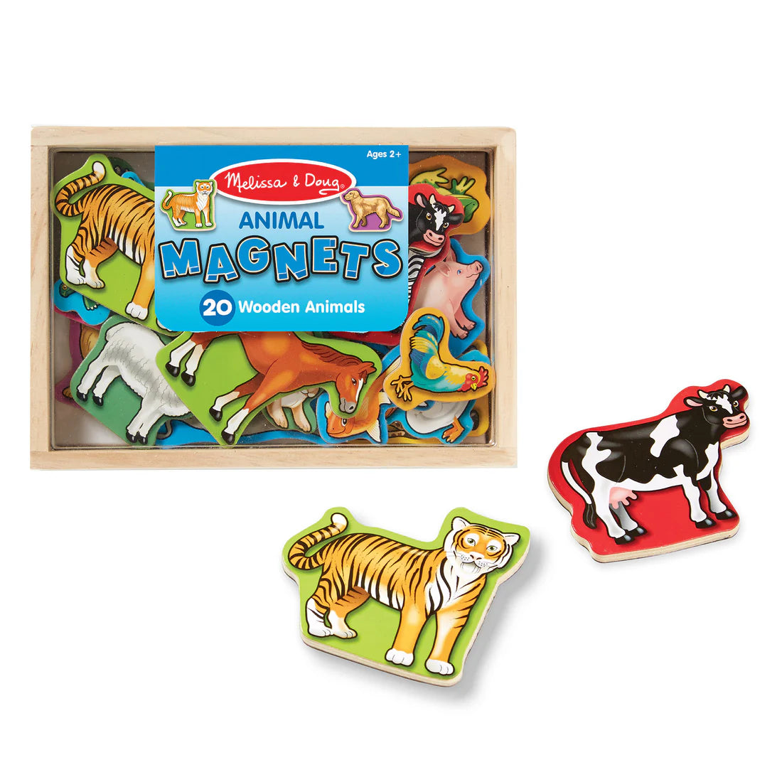 Melissa & Doug: Magnetic Wooden Animals