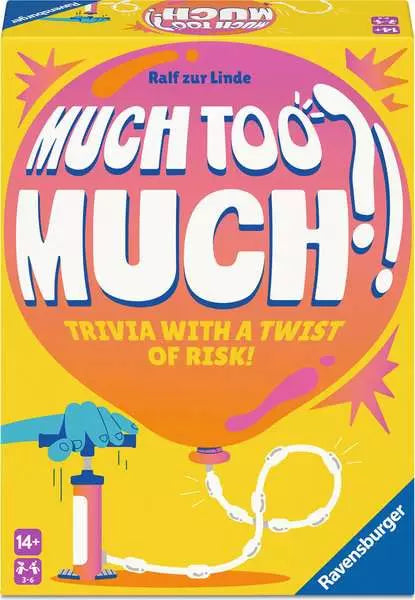 Ravensburger Too Much party game box