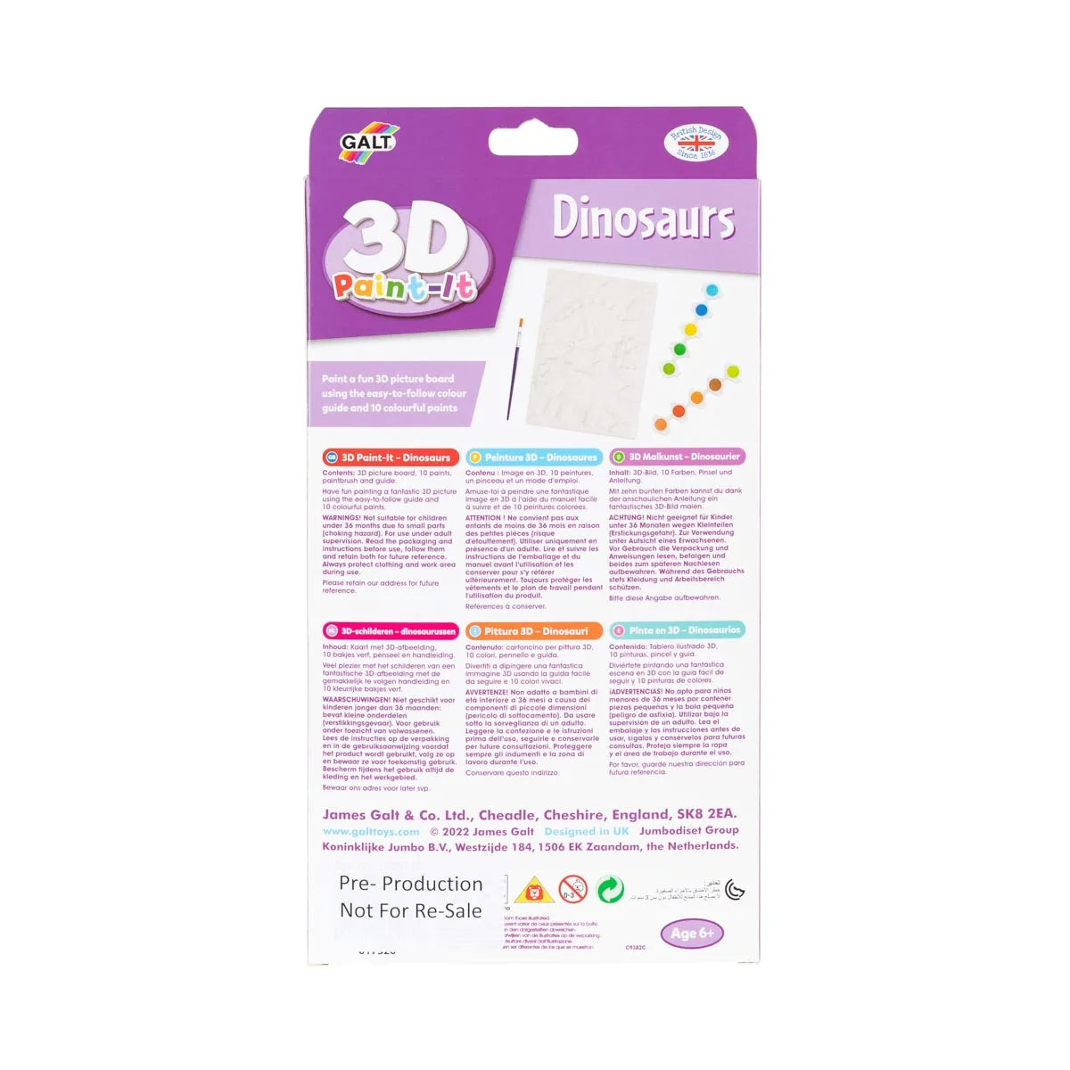 3D Paint-It Dinosaurs