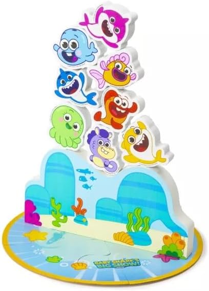 BABY SHARK WOODEN STACKING GAME