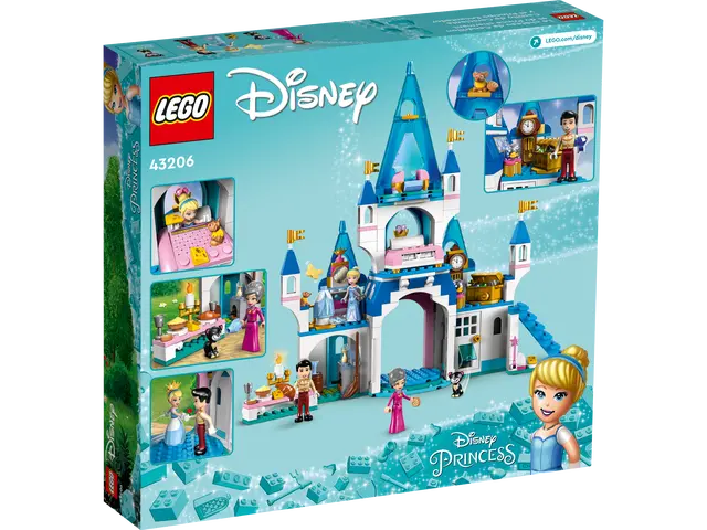 LEGO® | Disney: Cinderella & Prince Charming's Castle (43206)