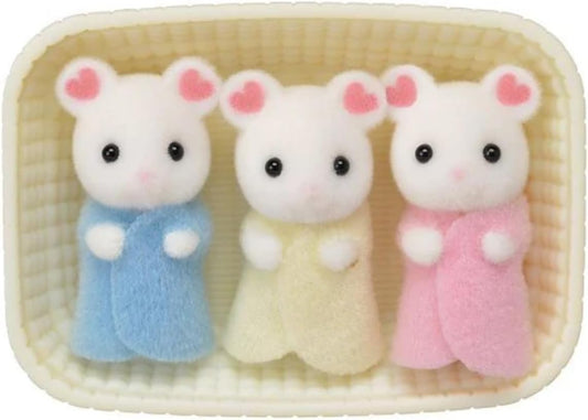 Sylvanian Families - Marshmallow Mouse Triplets