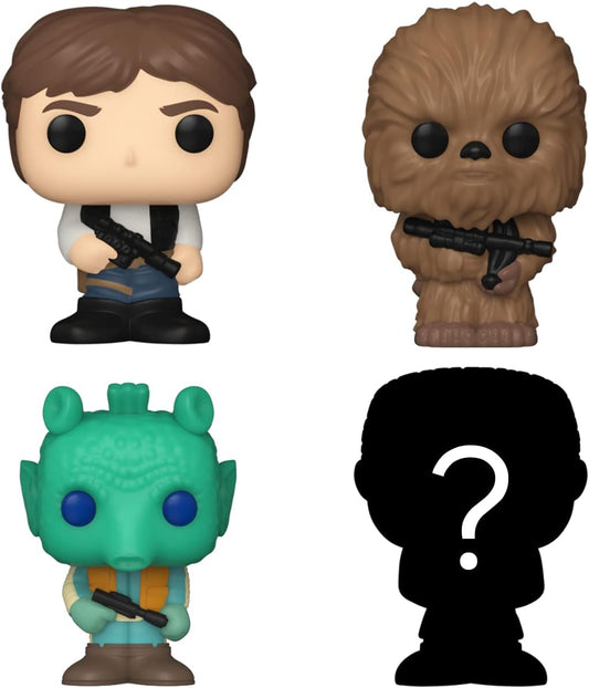 Funko Bitty POP! Star Wars - Han Solo™, Chewbacca™, Greedo™ and A Surprise Mystery Mini Figure