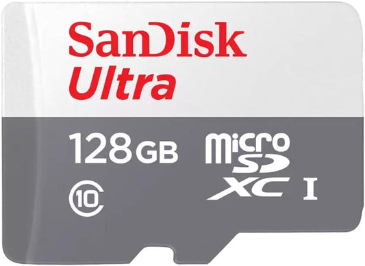 SanDisk Micro SDXC Memory Card 128GB + SD Adapter
