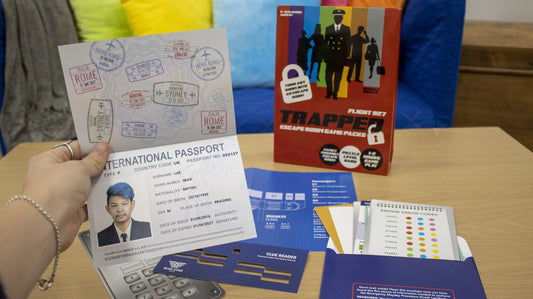Trapped Escape Room Game Packs Flight 927