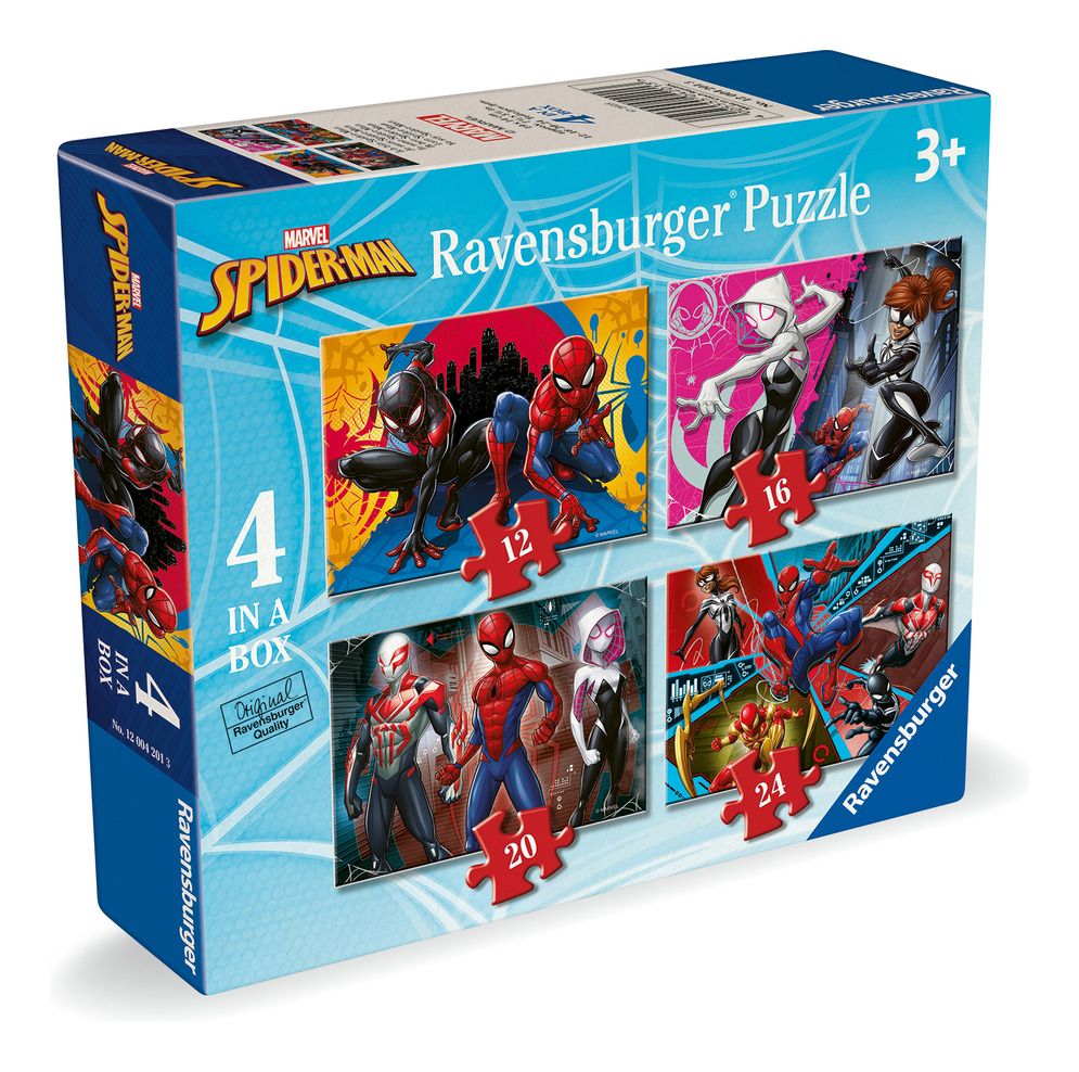 Ravensburger Spider-Man 4 In A Box Puzzle