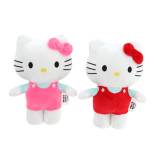 Hello kitty 30 cm plush 2 assorted Red / Pink