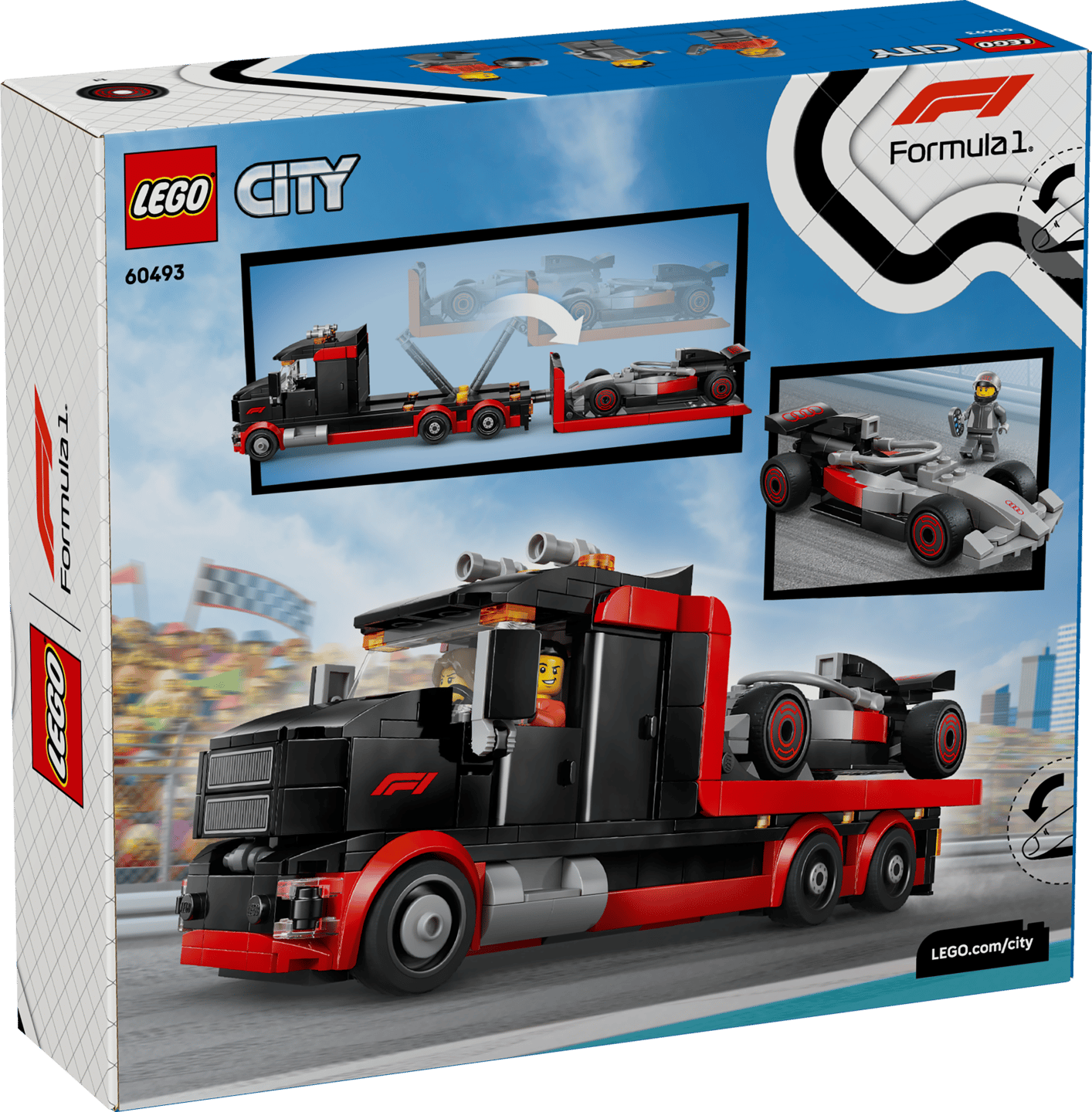 LEGO® | City: F1® Display Truck with Audi F1® Race Car (60493)