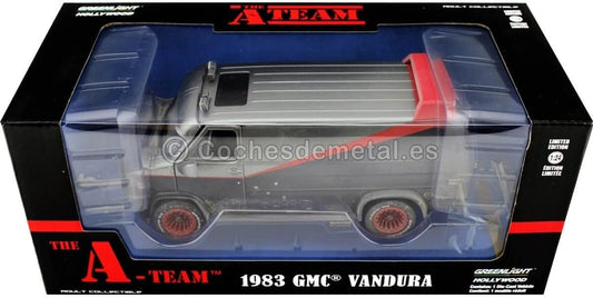 Greenlight Collectibles | The A-Team: 1983 GMC Van with Bullet Holes 1:24