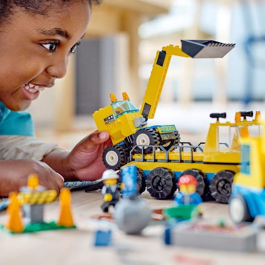 LEGO® | City: Construction Trucks and Wrecking Ball Crane (60391)