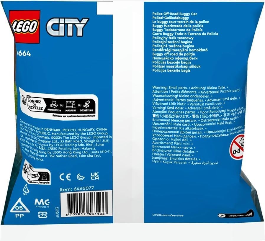 LEGO® | Polybag: Police Off-Road Buggy (30664)
