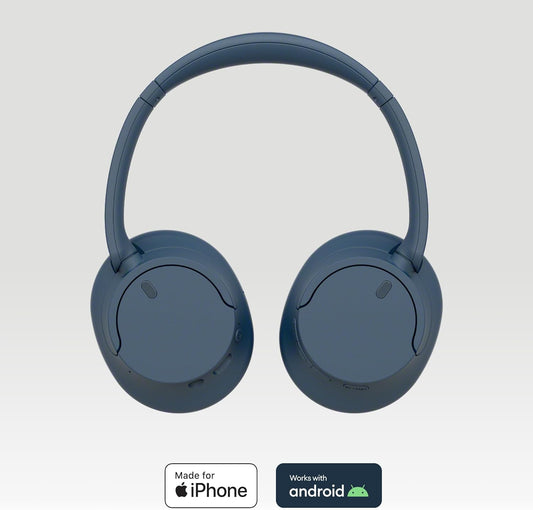 Sony Wireless Over-Ear Headphones with Noise Cancelling WH-CH720 - Blue
