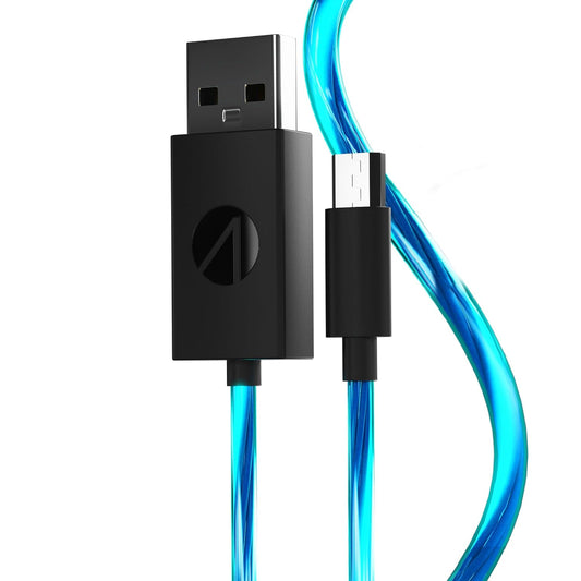 PS4 Light Up Charge Cables Twin Pack