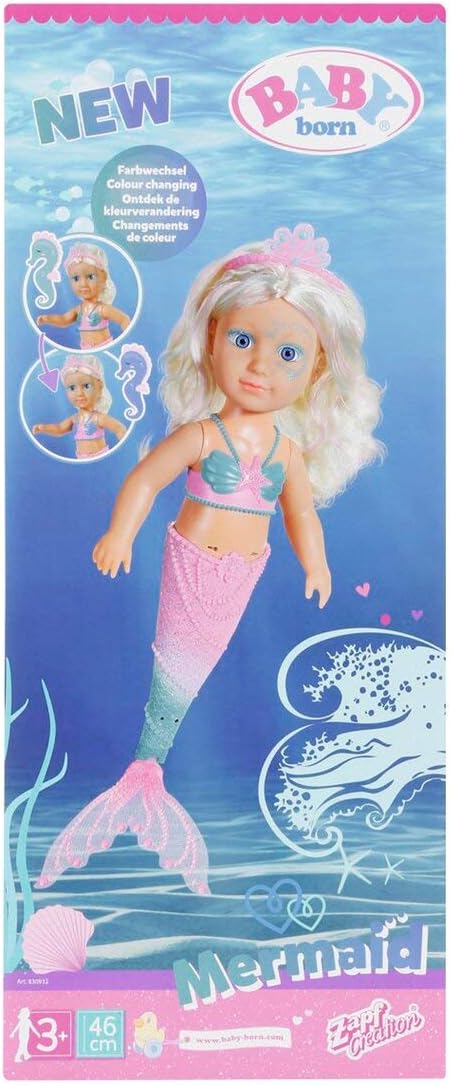 Baby Born - Doll Little Sister Mermaid 46cm