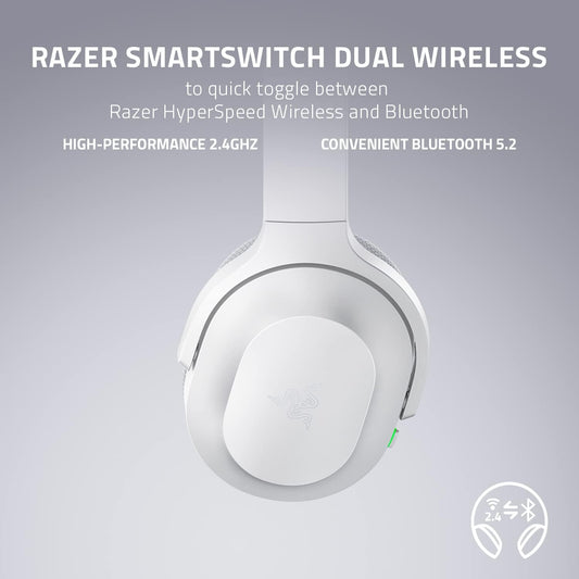 Gaming Headphones Razer Barracuda Mercury Wireless White