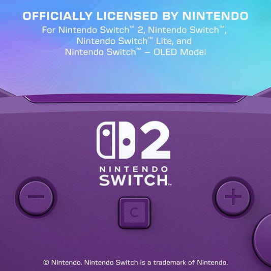 PDP Afterglow Wave Wireless Controller - Purple (Nintendo Switch 2)