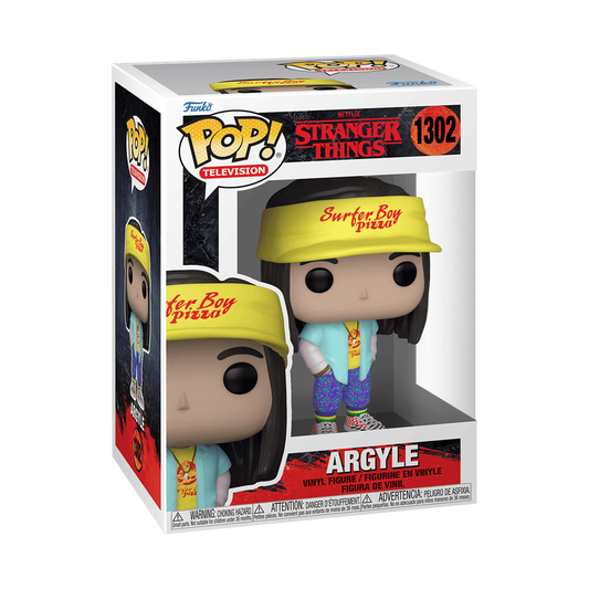 Funko POP Stranger Things Argyle figure packaging view