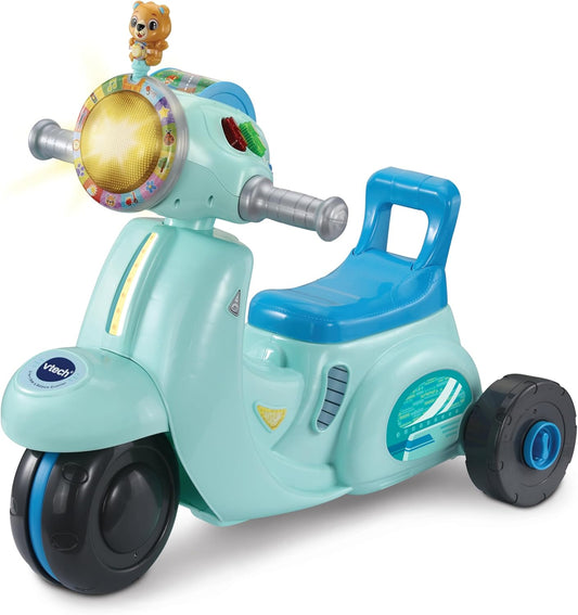 VTech: 2 in 1 Ride & Balance Scooter Blue
