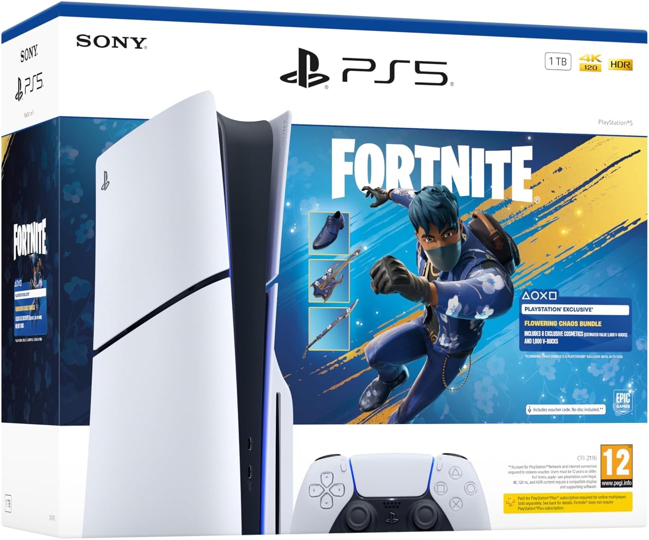 PlayStation 5 Console Disc Fortnite Bundle
