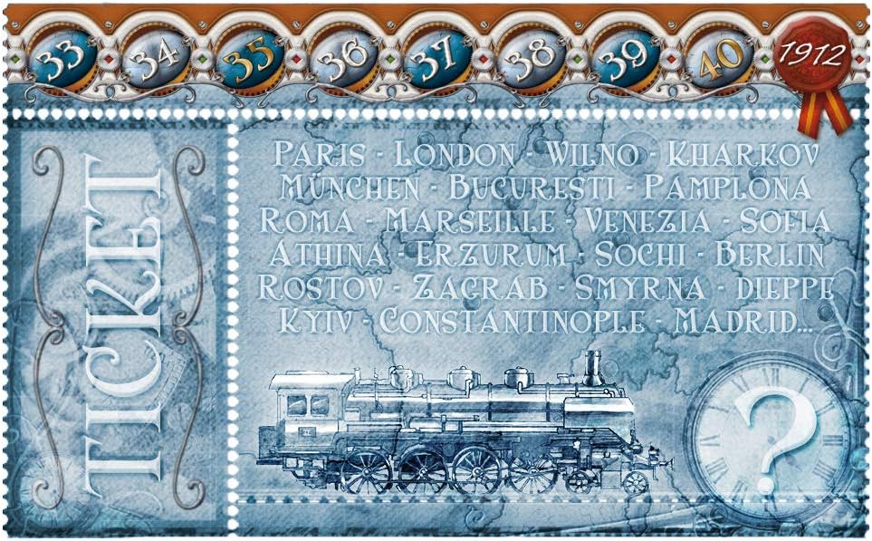 TICKET TO RIDE: EUROPE 1912 EXPANSION