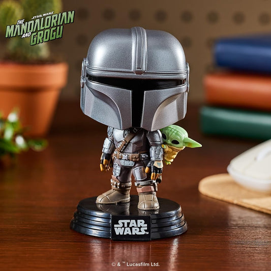 Funko POP! Star Wars: Star Wars M&G-The Mandalorian with Grogu