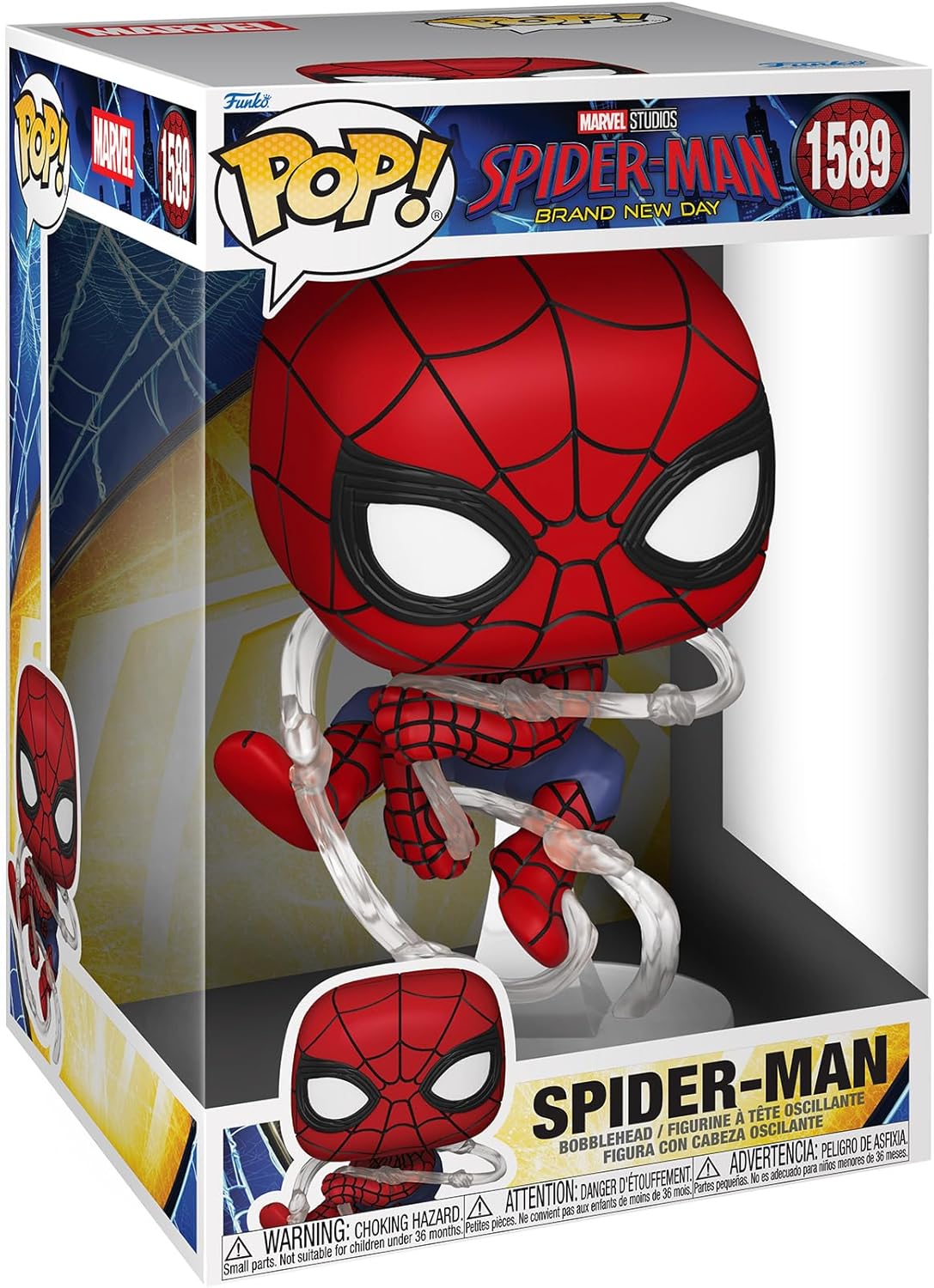 Funko POP! Jumbo Marvel: Spider-Man: Brand New Day - Spider-Man #1589 (10 Inch)