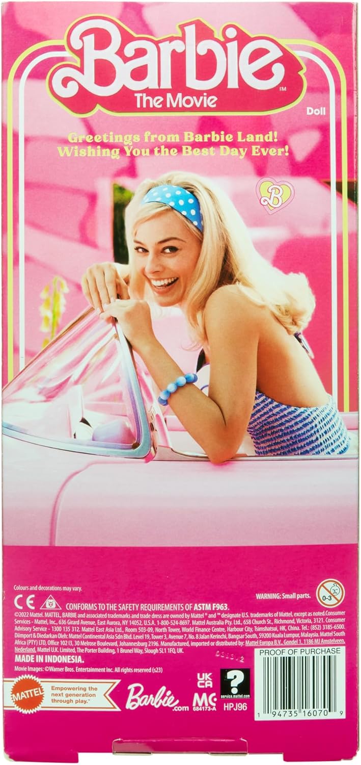 Barbie Movie Pink Gingham Dress