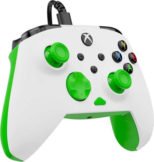 Turtle Beach Rematch Controller, White/Green | Xbox Series X