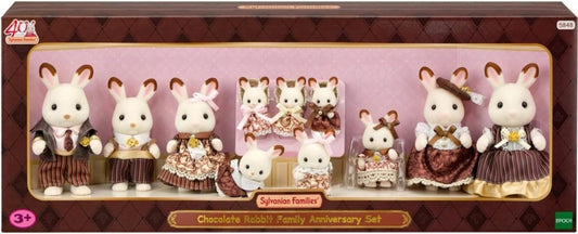Sylvanian Families Chocolate Rabbit Family Anniversary