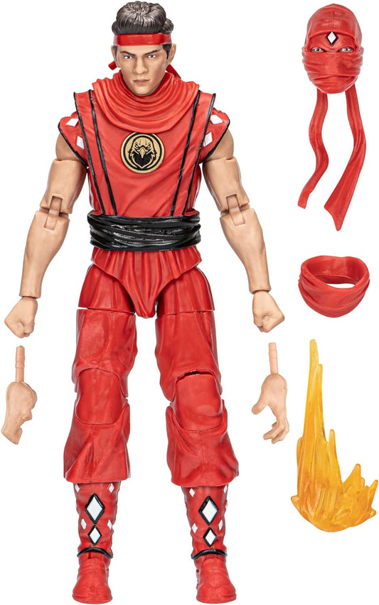 Hasbro Figure Power Rangers X Cobra Kai Lighting Collection Miguel Diaz Red Eagle Ranger