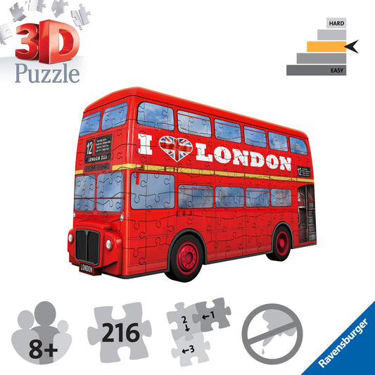 Ravensburger London Bus 216 Piece 3D Puzzle