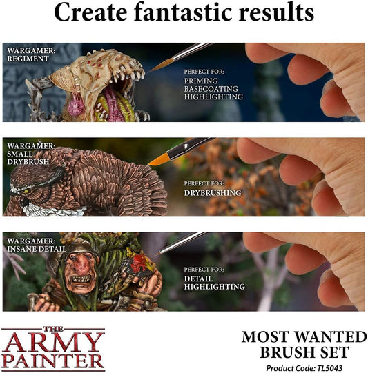 The Army Painter - Most Wanted Brush Set