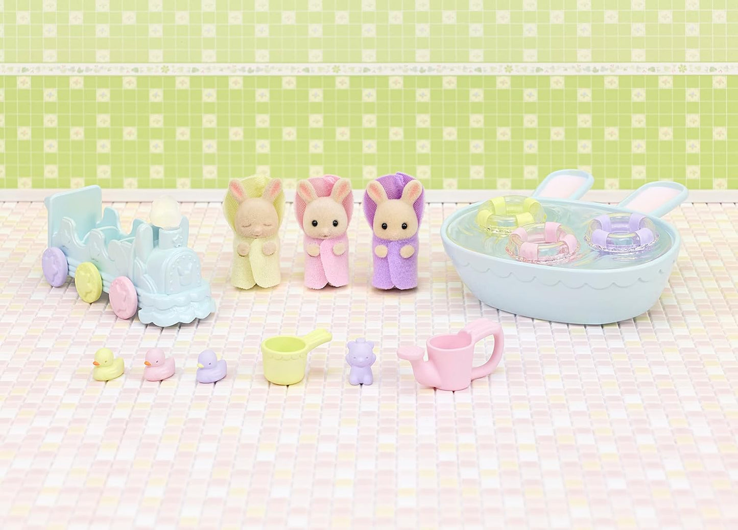 Sylvanian Families: Triplets Baby Bathtime Set