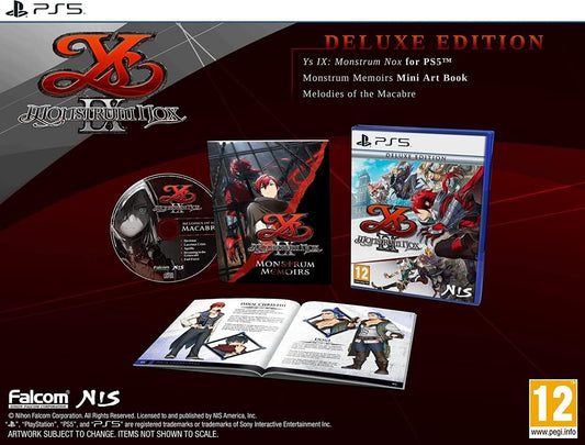 Ys IX: Monstrum Nox Deluxe Edition (PlayStation 5)