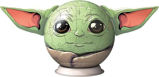 Ravensburger Star Wars Grogu with Ears 72 Piece 3D Puzzle Ball