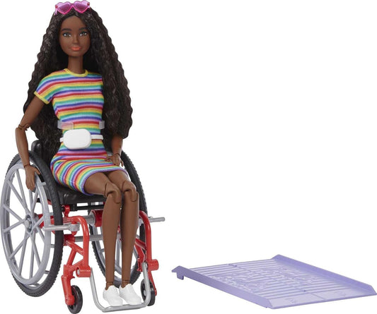Barbie: Doll with Wheelchair Brunette (W2)