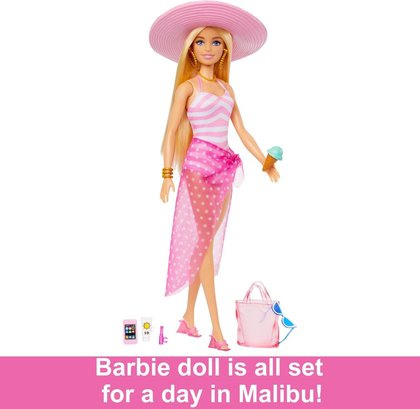 Barbie Beach Doll & Accessories