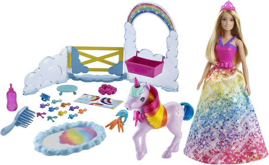 Barbie: Rainbow Potty Unicorn Playset