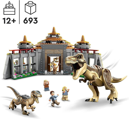 LEGO® | Jurassic Park: Visitor Centre T-Rex & Raptor Attack (76961)