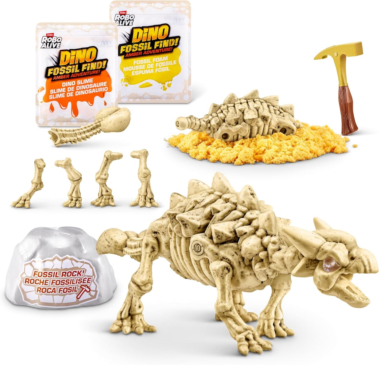 Robo Alive Dino Fossil Find S1 Amber Adventure
