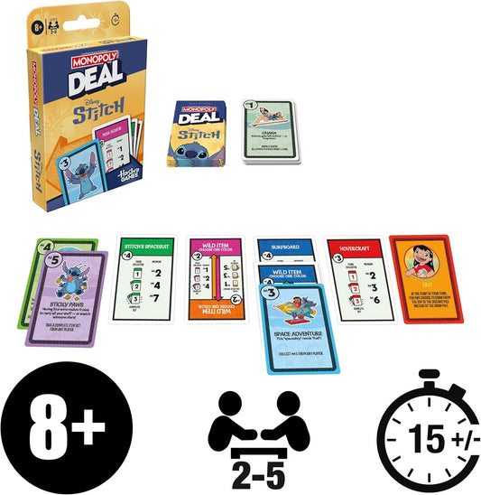 Monopoly Deal Stitch NEW