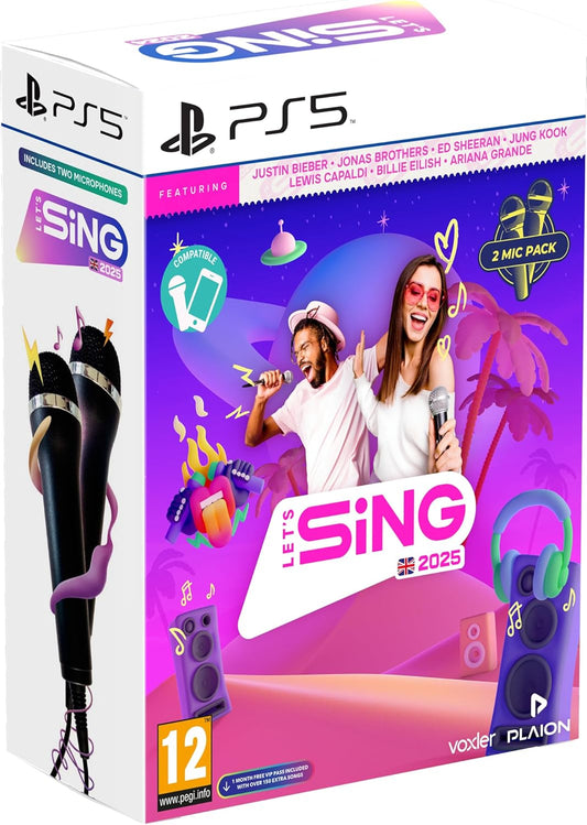 Let's Sing 2025 - Double Mic Bundle (PlayStation 5)