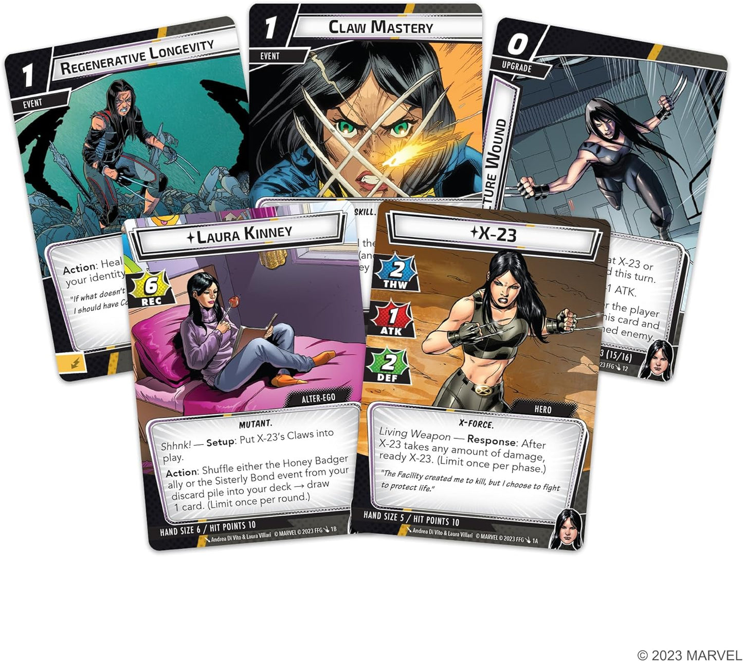 MARVEL CHAMPIONS BOARD GAME X-23 HERO PACK