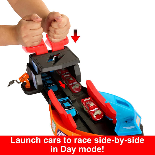 Disney Cars Night Racing Track Set