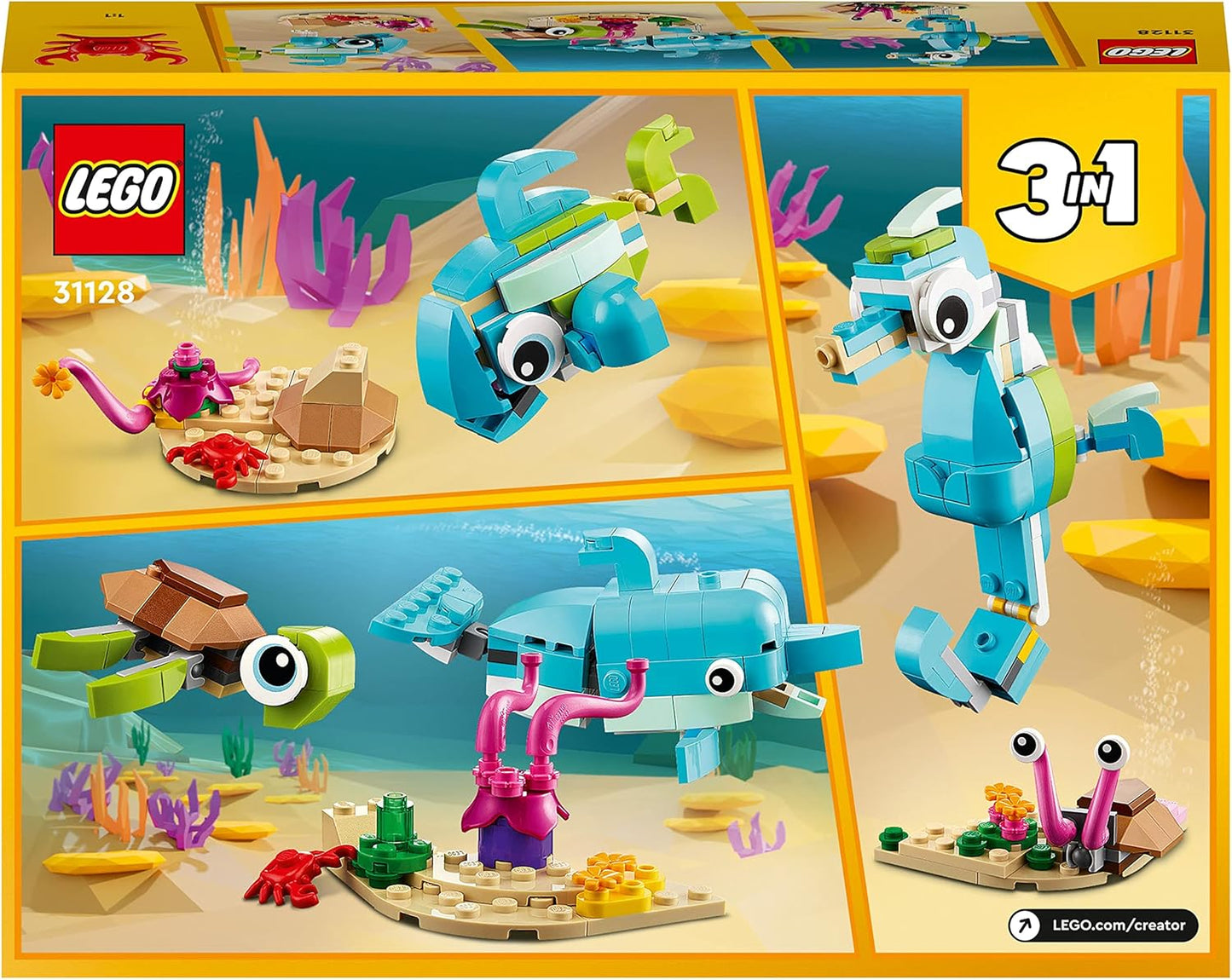 LEGO® | Creator: Dolphin & Turtle (31128)