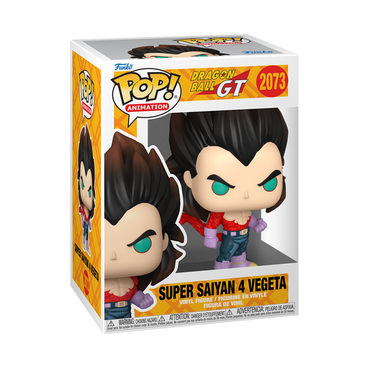 Funko POP Dragon Ball GT Super Saiyan 4 Vegeta boxed figure